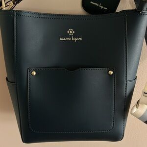 NWT Brand new Nanette Lepore bucket bag with 2 strap options & magnetic closure